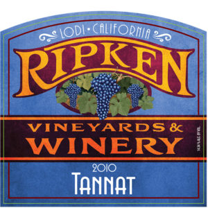 Ripken Wine label for 2010 Tannat